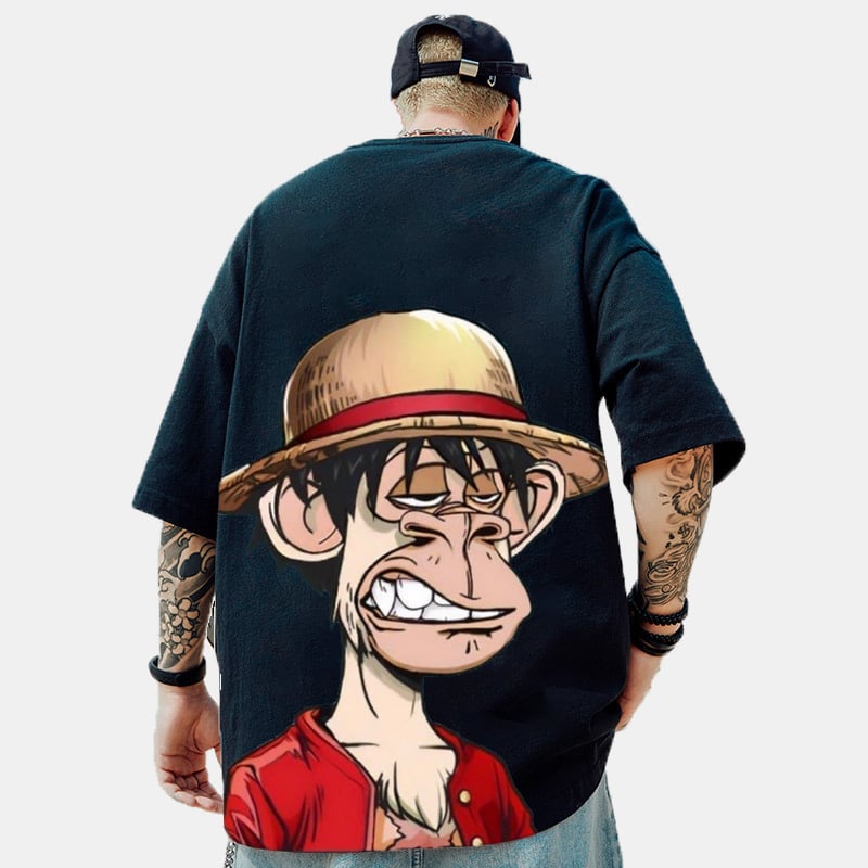 Monkey  Brand Hip-hop Loose T-shirt