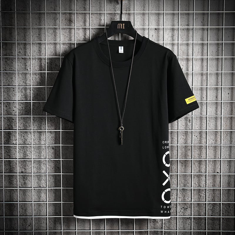 Short-sleeved trendy brand hip-hop loose body T-shirt