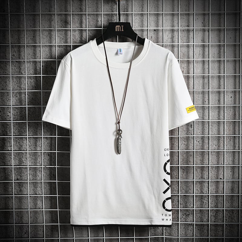 Short-sleeved trendy brand hip-hop loose body T-shirt