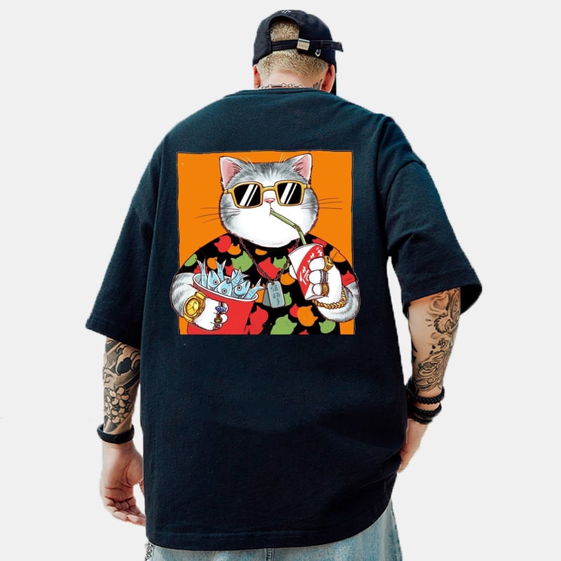 Fashionable Casual Printed Men's T-Shirt