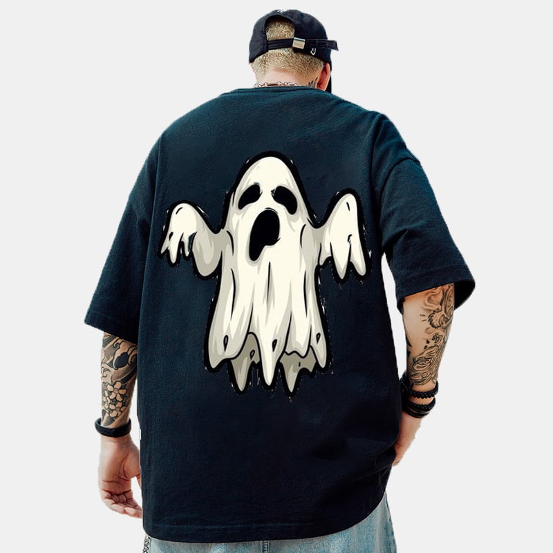 Ghost Art  Brand Hip-hop Loose T-shirt