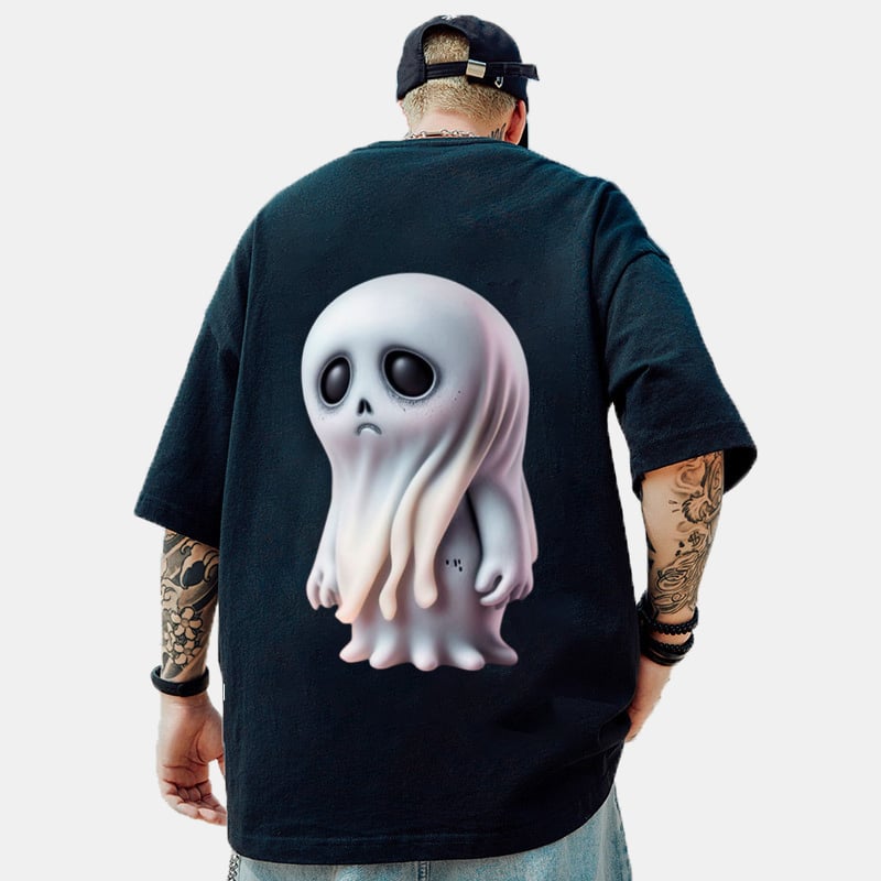 Ghost Art  Brand Hip-hop Loose T-shirt
