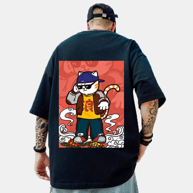 Fashionable Casual Printed Men's T-Shirt
