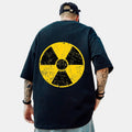Radioactive Water Printing  Brand Hip-hop Loose T-shirt