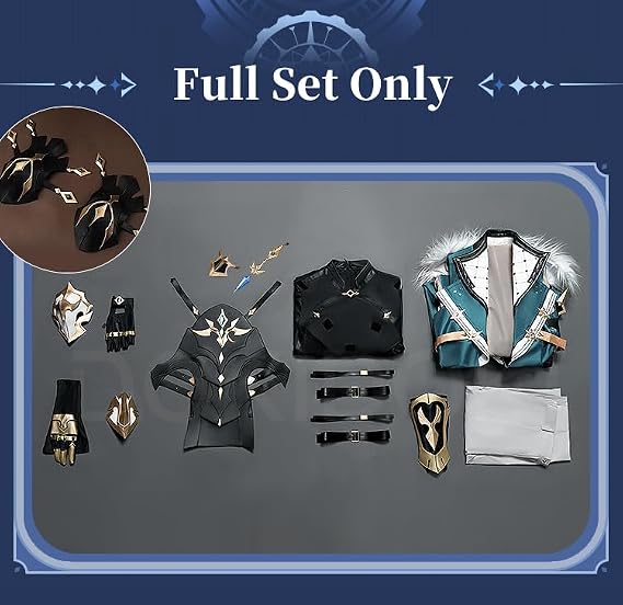Cosplay Costume Doki-R Full Set Genshin Varka Cosplay Halloween