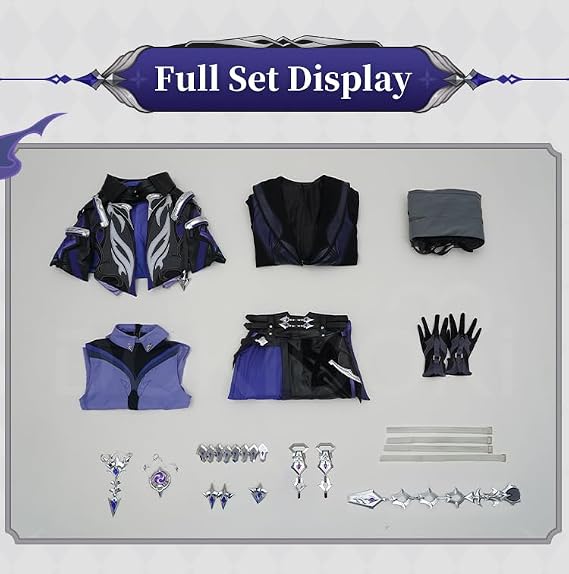 Cosplay Costume Doki-SR Song of the Welkin Moon Genshin Flins Halloween