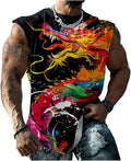 MARSVOVO Mens Tank Top Soft Fashion Graphic Tees Loose