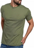 INTO THE AM Mens T Shirts Soft Cotton Blend Crew Neck