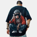 Monkey  Brand Hip-hop Loose T-shirt