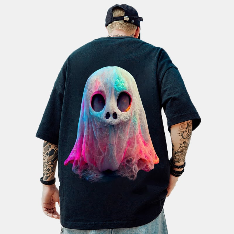 Ghost Art  Brand Hip-hop Loose T-shirt