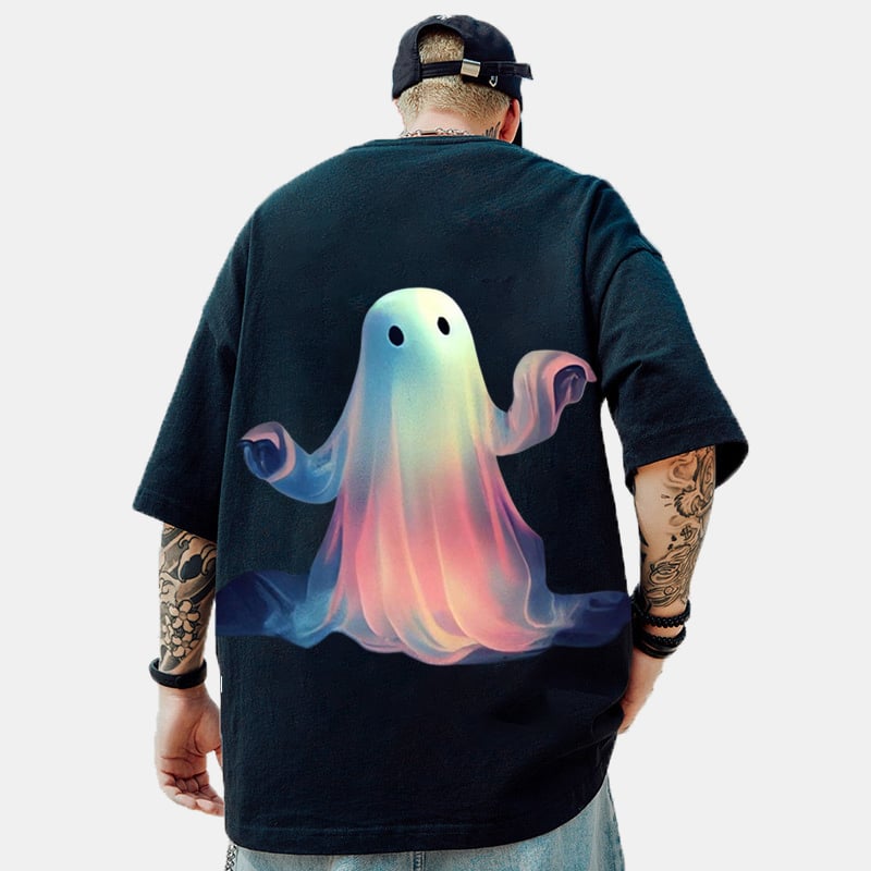Ghost Art  Brand Hip-hop Loose T-shirt