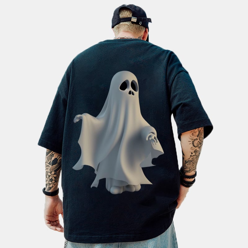 Ghost Art  Brand Hip-hop Loose T-shirt