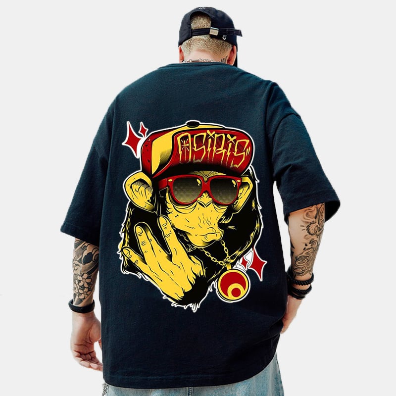 Fashionable Casual Printed Men's T-Shirt