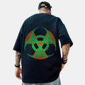 Radioactive Water Printing  Brand Hip-hop Loose T-shirt
