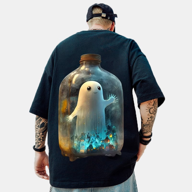 Ghost Art  Brand Hip-hop Loose T-shirt