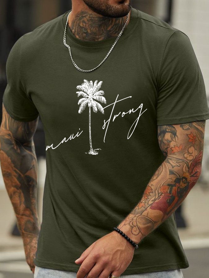 Men's Maui Strong Print T-Shirt