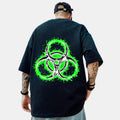 Radioactive Water Printing  Brand Hip-hop Loose T-shirt