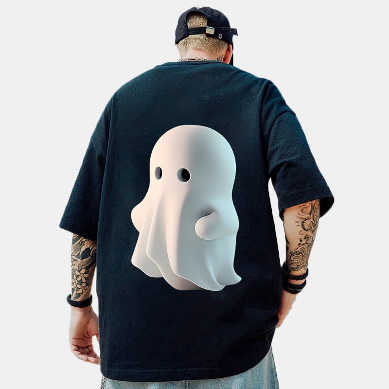 Ghost Art  Brand Hip-hop Loose T-shirt