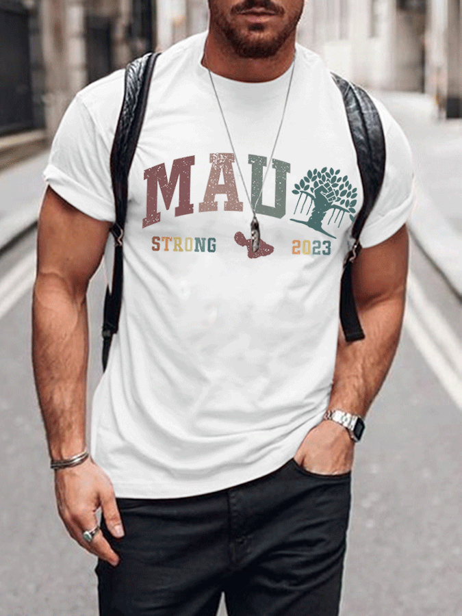 Men's 'Protect Maui' Print T-Shirt