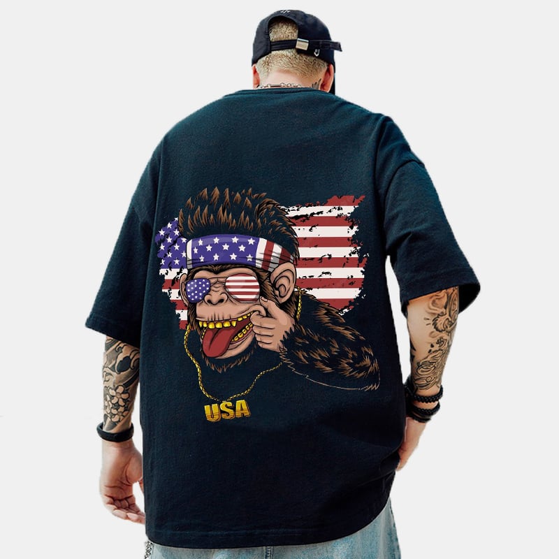 Fashionable Casual Printed Men's T-Shirt