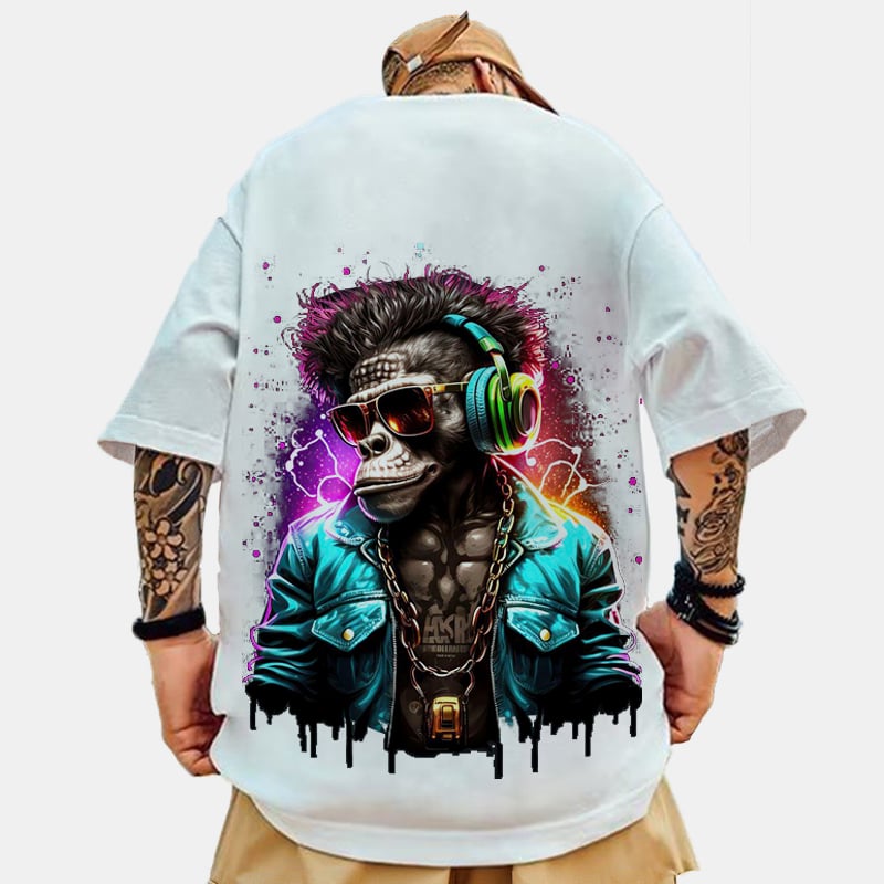 Fashionable Casual Printed Men's T-Shirt