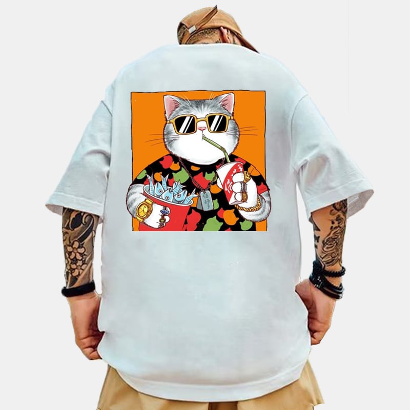 Fashionable Casual Printed Men's T-Shirt
