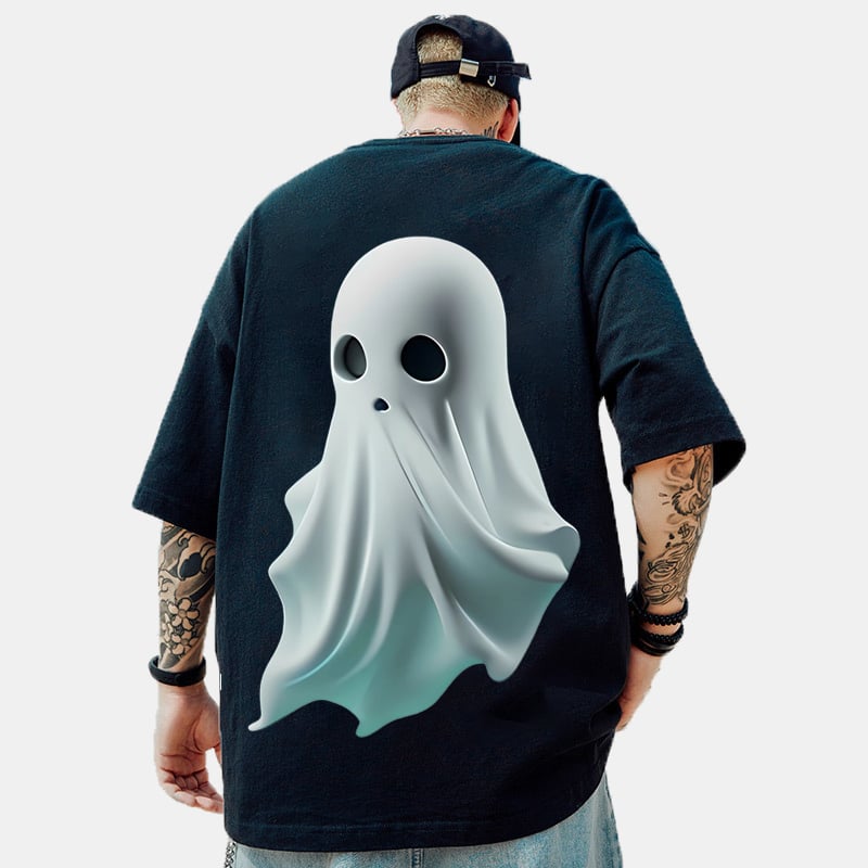 Ghost Art  Brand Hip-hop Loose T-shirt