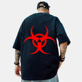 Radioactive Water Printing  Brand Hip-hop Loose T-shirt
