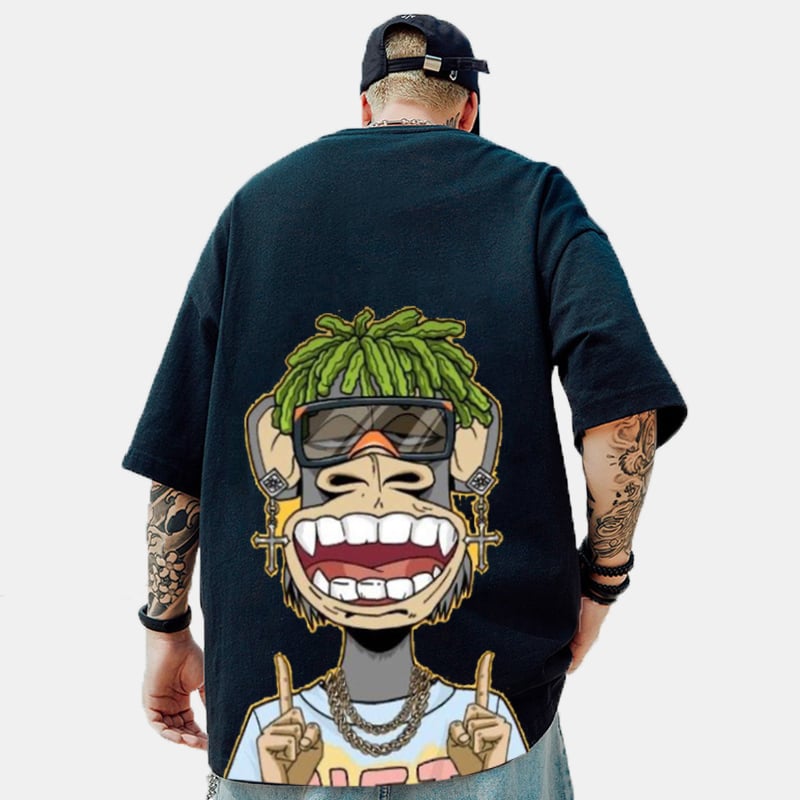 Fashionable Casual Printed Men's T-Shirt