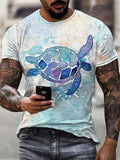 Men's Maui Sea Turtle Print T-Shirt