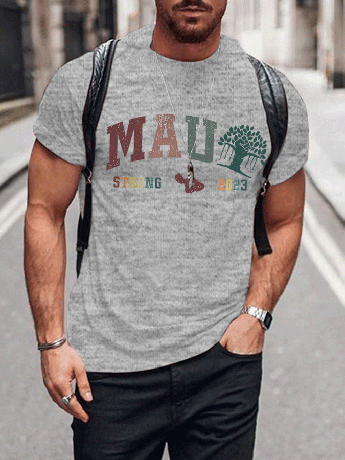 Men's 'Protect Maui' Print T-Shirt