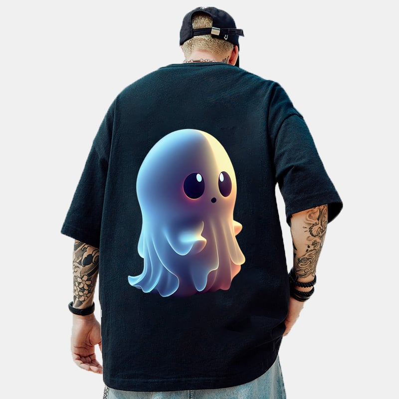 Ghost Art  Brand Hip-hop Loose T-shirt